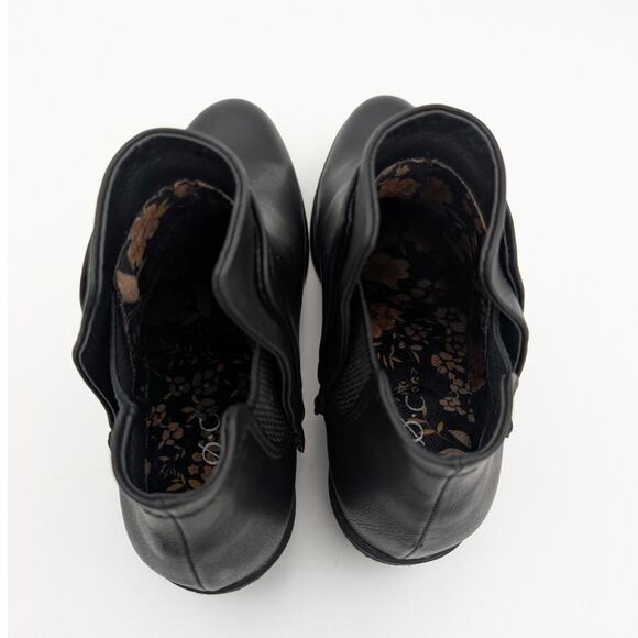 B.O.C Grover Slip-On Bootie Elastic Gore Round Toe Women's Black Size US7M EU38 - Picture 5 of 12